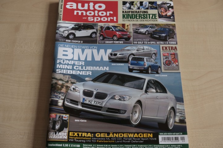 Deckblatt Auto Motor und Sport (09/2007)